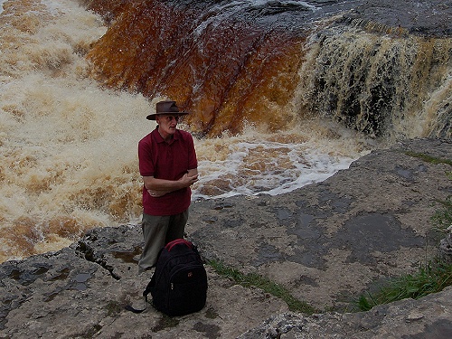 Lone Aussy By       Waterfall