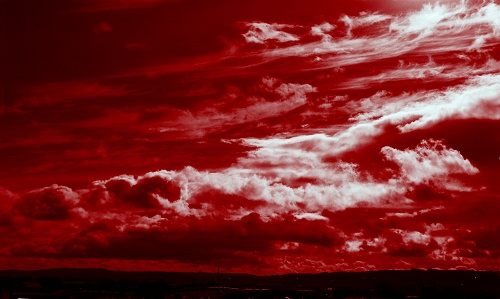 Skyscape in Red