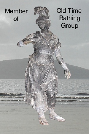 Lady Member of the Old Time Bathing Group.